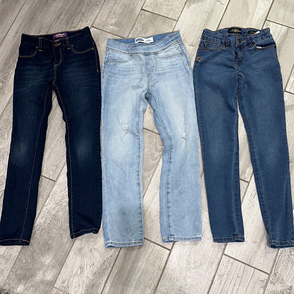 Back to school size 8 youth girls jean lot!
